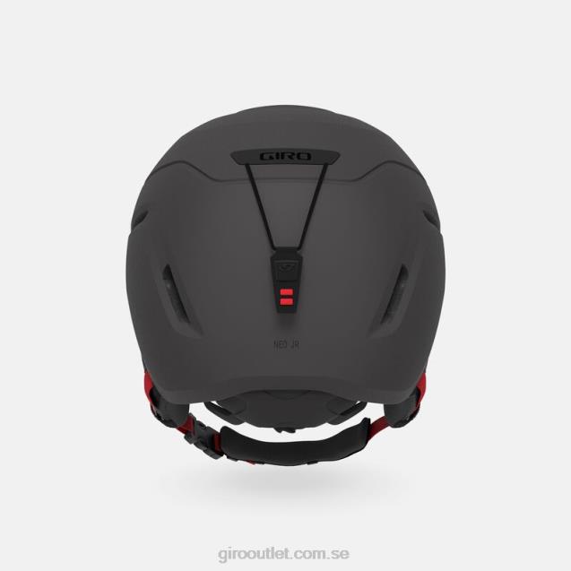 neo jr. hjälm barn Giro L2JPJ1479 matt grafit/klarröd