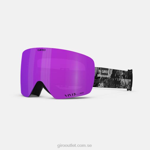 contour rs goggle kvinnor Giro L2JPJ289 svart och vit blomma data mosh