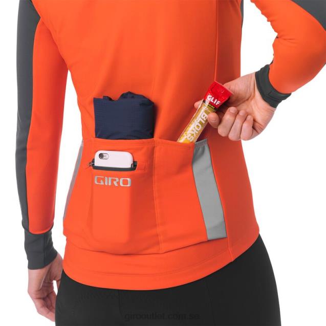 chrono pro windbloc tröja kvinnor Giro L2JPJ1231 vermillion