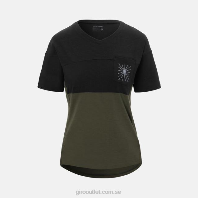 åka tröja kvinnor Giro L2JPJ1120 svart/slingor grön