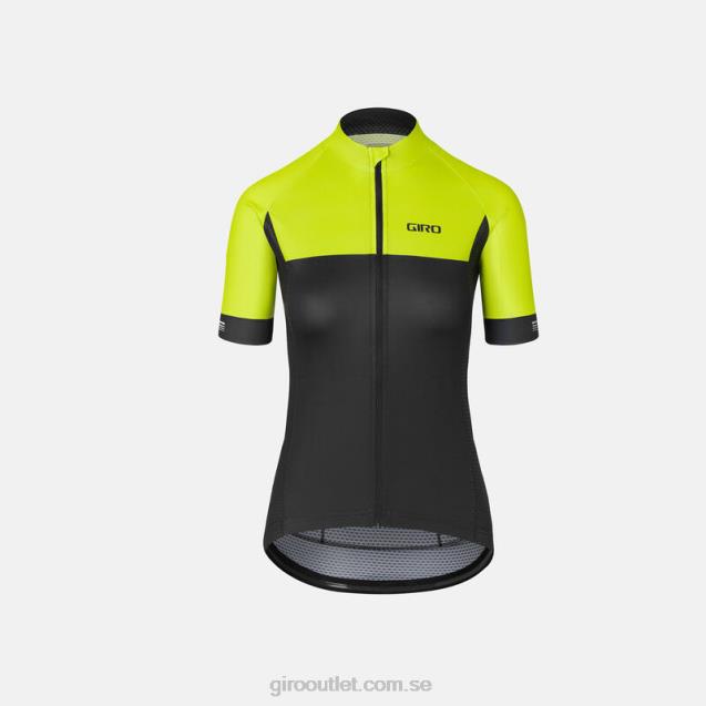 krono jersey kvinnor Giro L2JPJ1101 citron/svart