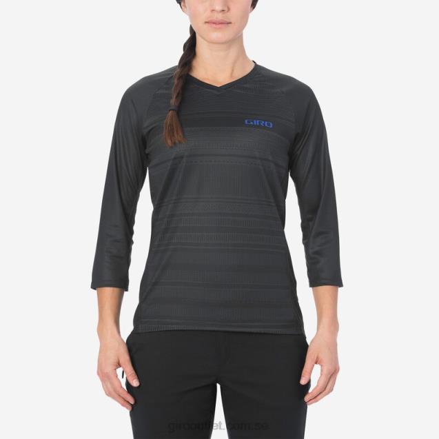 rost 3/4 tröja kvinnor Giro L2JPJ1251 svarta linjer