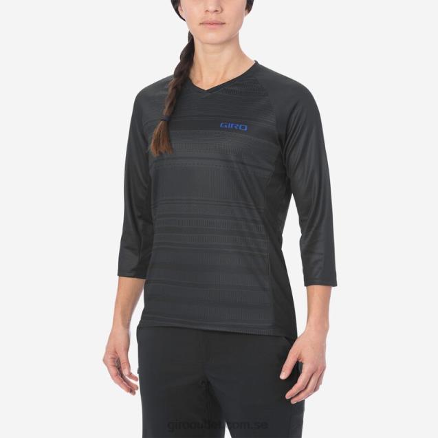 rost 3/4 tröja kvinnor Giro L2JPJ1251 svarta linjer