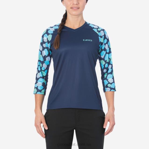 rost 3/4 tröja kvinnor Giro L2JPJ1255 midnattsblomning