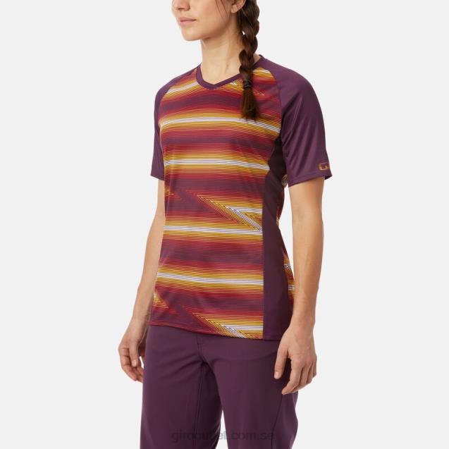 rost jersey kvinnor Giro L2JPJ1299 dammig lila värmebölja