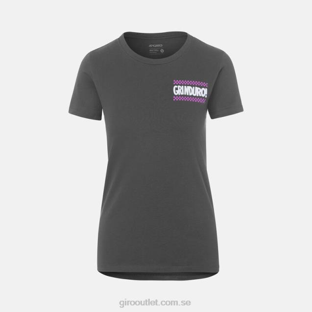 tech t-shirt - kort ärm kvinnor Giro L2JPJ915 grinduro grå