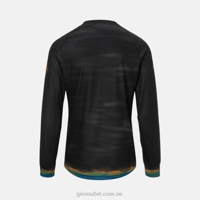 roust ls tröja män Giro L2JPJ732 svart hett varv