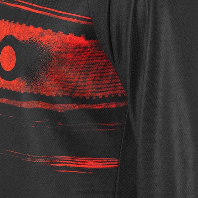 roust ls tröja män Giro L2JPJ735 svart/röd hypnotisk