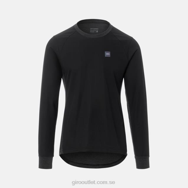 roust ls vindtröja män Giro L2JPJ17 svart/grå