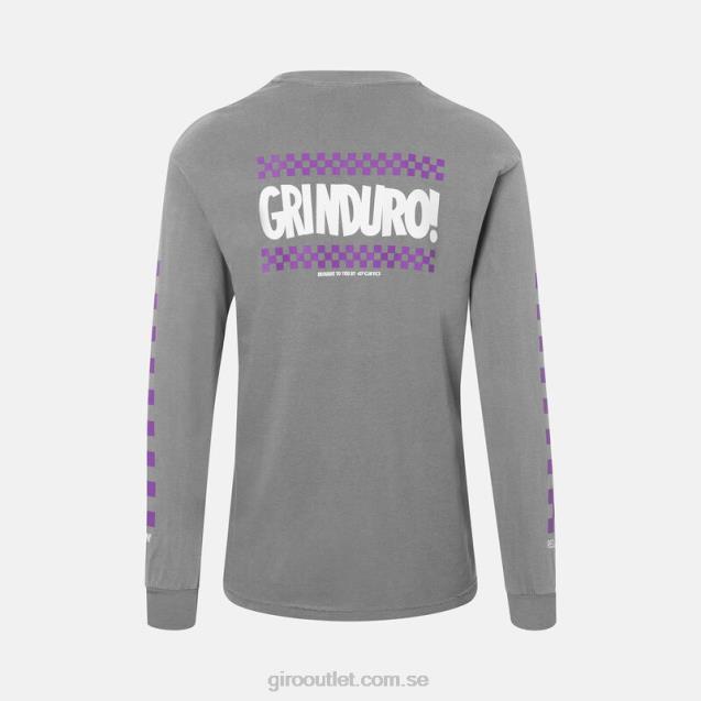 t-shirt - lång ärm män Giro L2JPJ1034 grinduro grå
