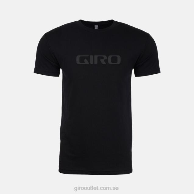 tech t-shirt - kort ärm män Giro L2JPJ1041 logotyp - svart/mörkgrå