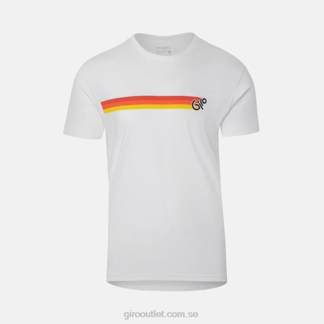 tee män Giro L2JPJ1031 vit vintage