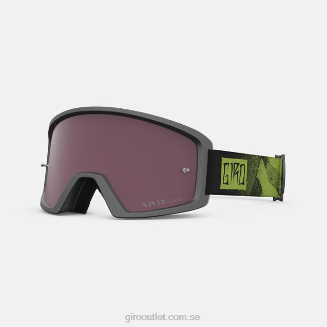 blok mtb-glasögon med levande lins unisex- Giro L2JPJ224 svart/ano lime