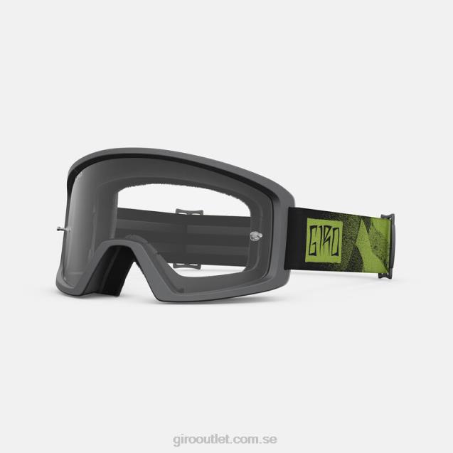 blok mtb-glasögon med levande lins unisex- Giro L2JPJ224 svart/ano lime
