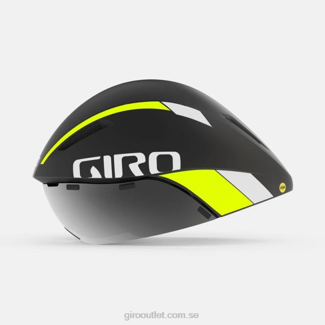 aerohead mips hjälm unisex- Giro L2JPJ33 mattsvart blekna/markera gul