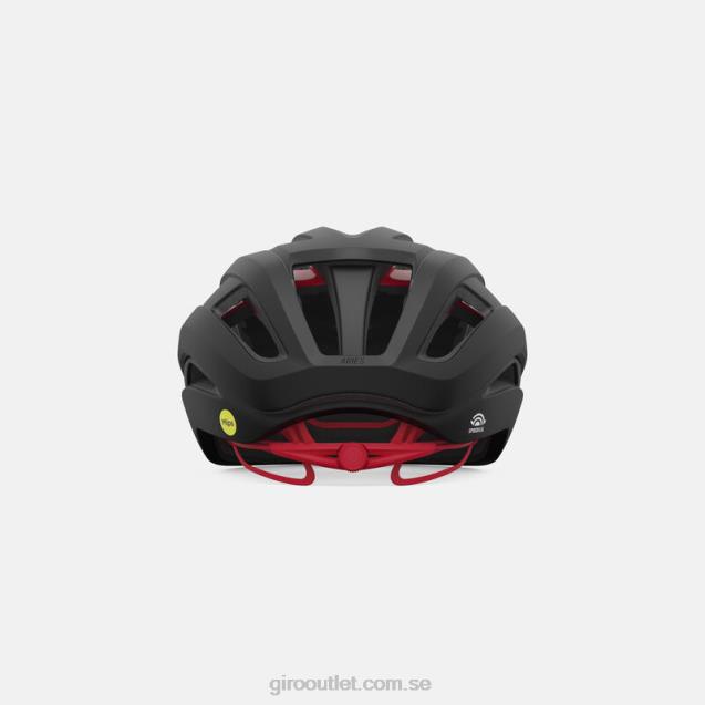 aries sfärisk hjälm unisex- Giro L2JPJ19 matt kol/röd