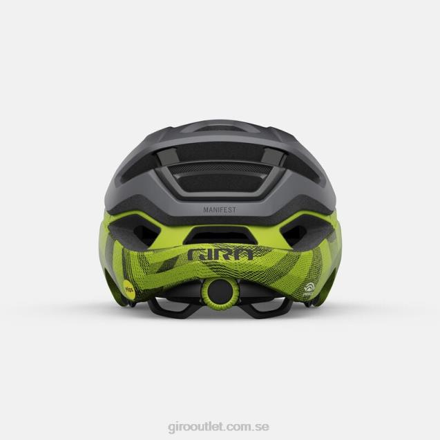 uppenbar sfärisk hjälm unisex- Giro L2JPJ587 matt metallic svart/ano lime