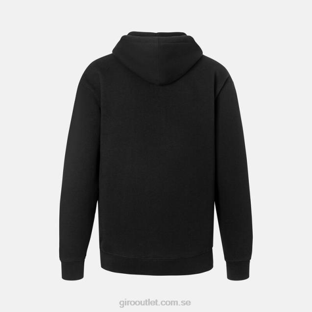hoodie med logotyp unisex- Giro L2JPJ965 svart hyperglitch