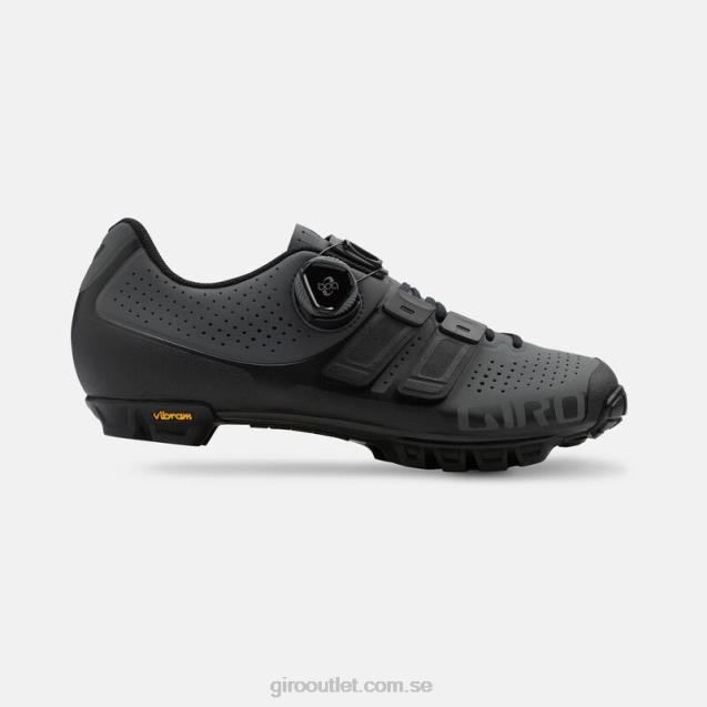 kod techlace sko unisex- Giro L2JPJ1067 mörk skugga/svart
