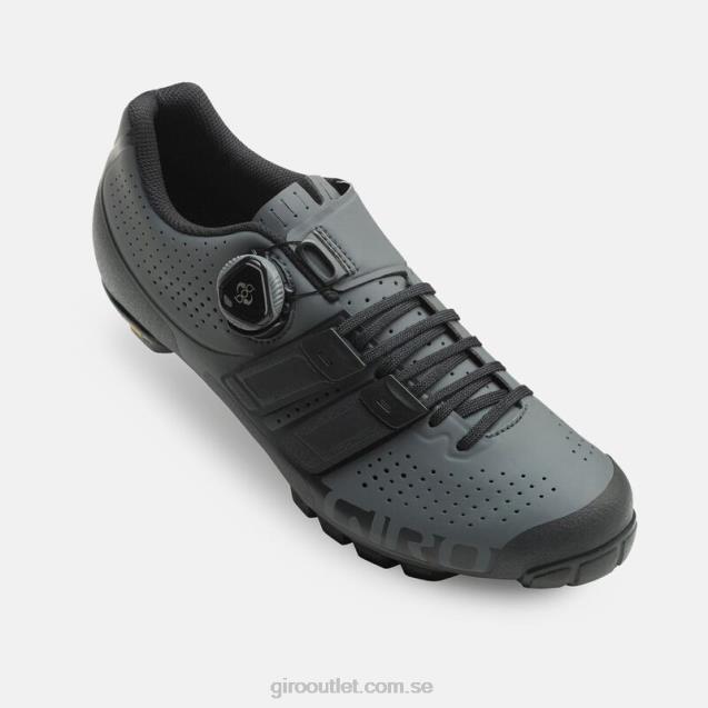 kod techlace sko unisex- Giro L2JPJ1067 mörk skugga/svart