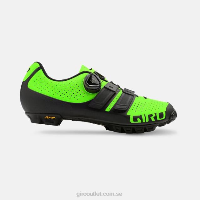kod techlace sko unisex- Giro L2JPJ1542 lime/svart