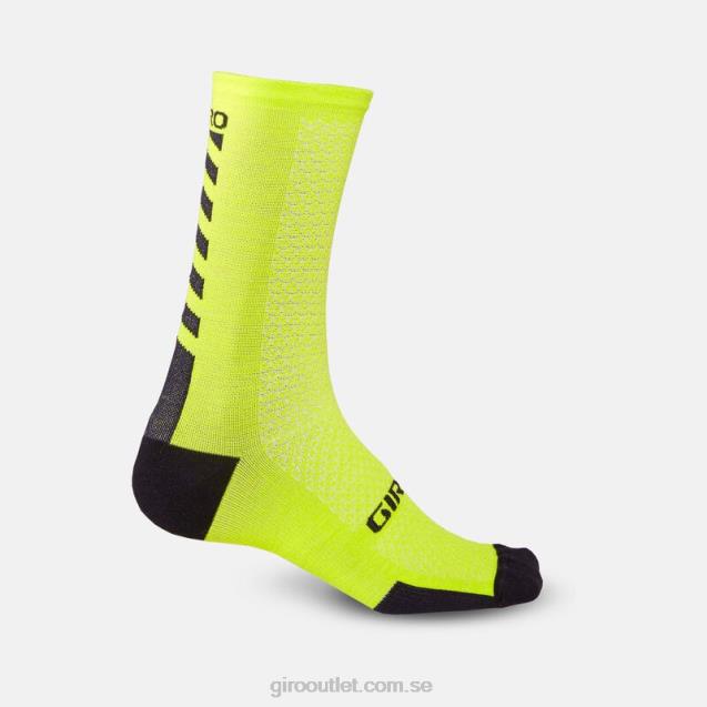 hrc+ merinoullstrumpa unisex- Giro L2JPJ911 ljus lime/svart